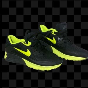Nike Air Max Volt Green and Black Sneakers